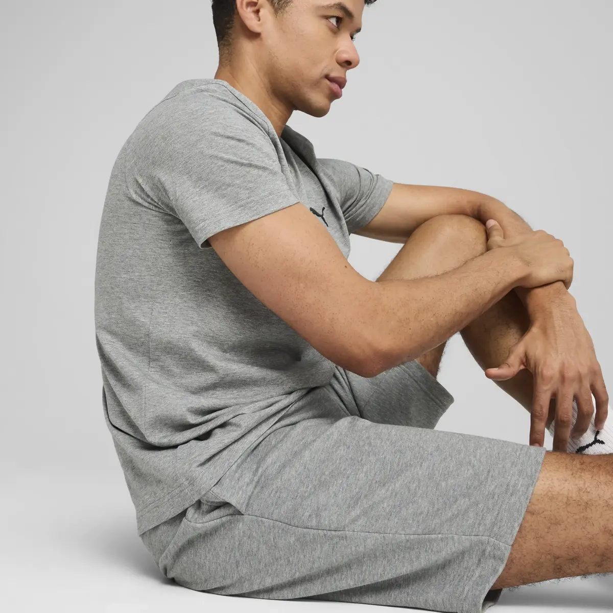 Puma ESS Shorts Gri Erkek Şort