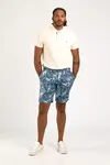 Tommy Hilfiger HARLEM LINEN FLORAL, C66 Mavi Erkek Şort