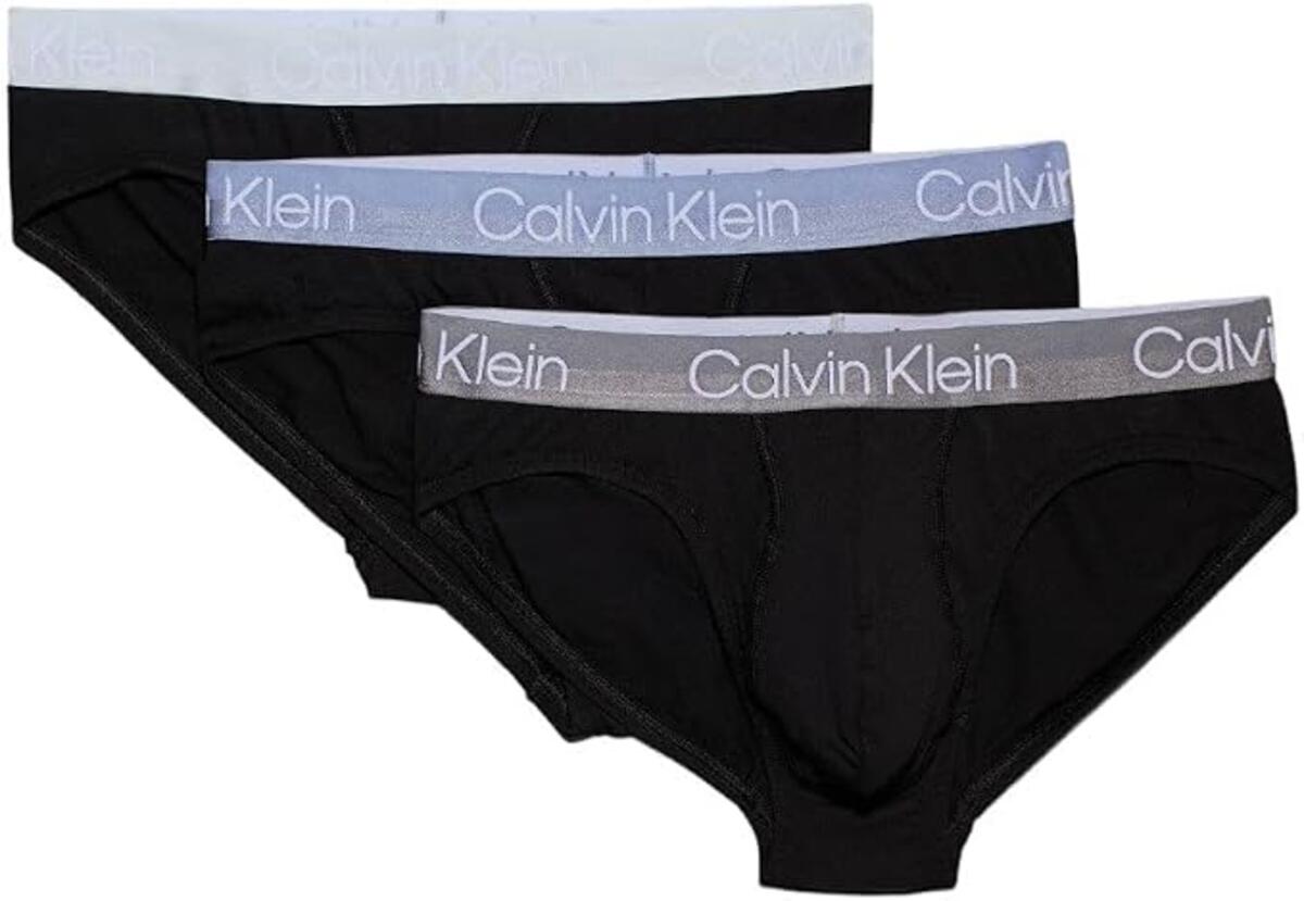 Calvin Klein HIP BRIEF 3PK, PXV Siyah 3'lü Erkek Slip