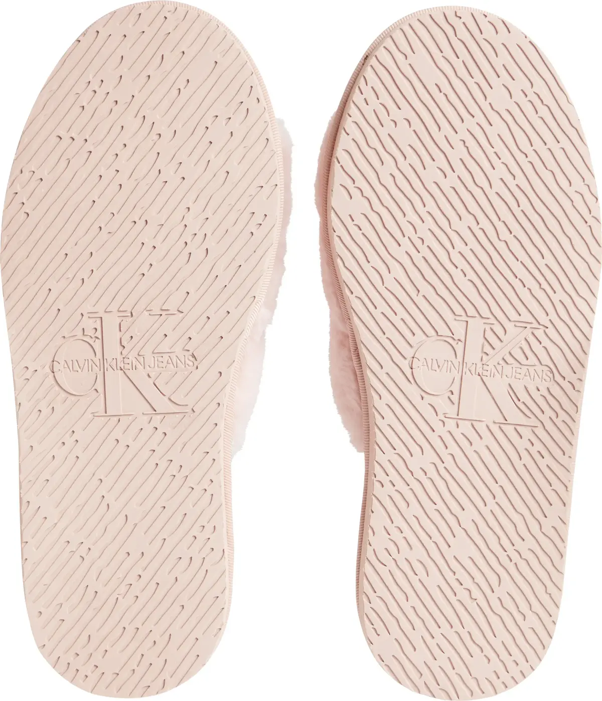 Calvin Klein HOME SLIPPER FAKEFUR Kadın Pembe Terlik
