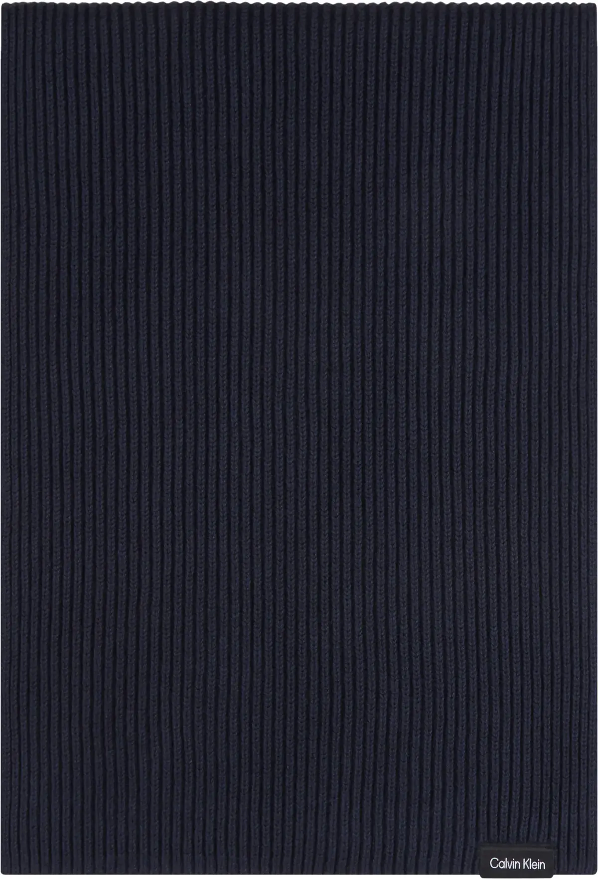 Calvin Klein CLASSIC COTTON RIB K Erkek Siyah Atkı