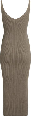 Calvin Klein RIB KNIT SLIP DRESS Kadın Gri Elbise