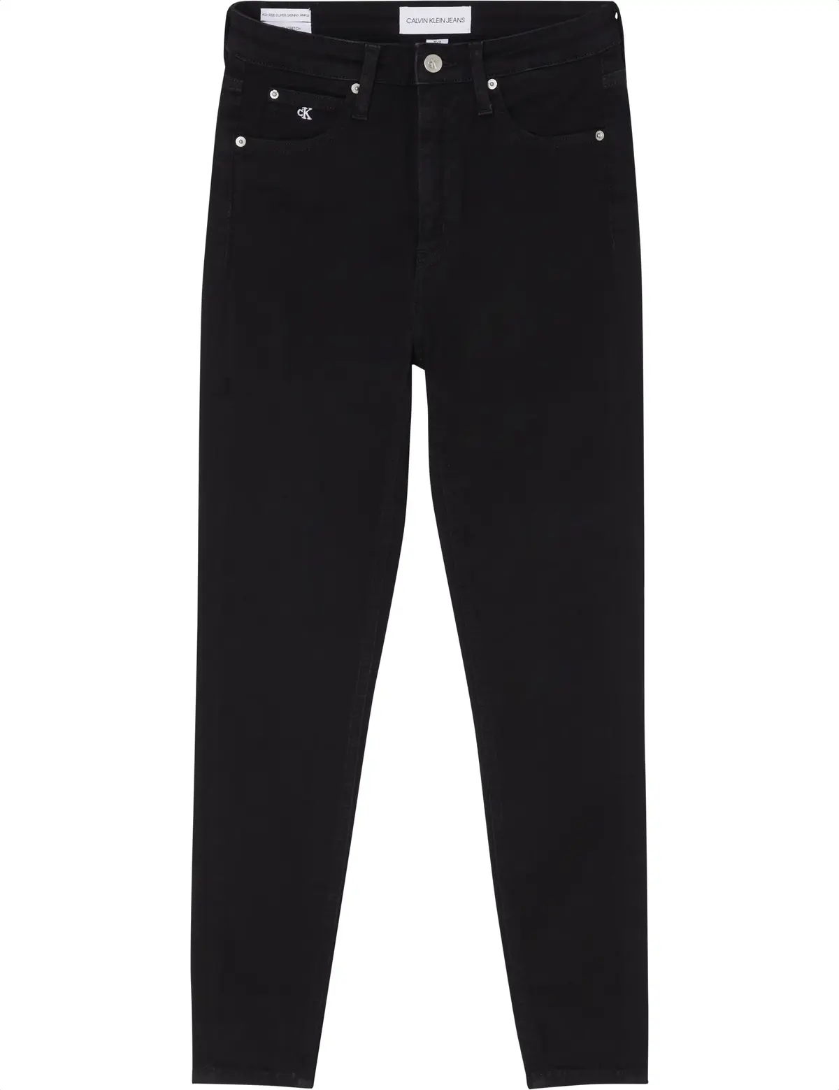 Calvin Klein HIGH RISE SUPER SKIN Kadın Antrasit Kot Pantolon