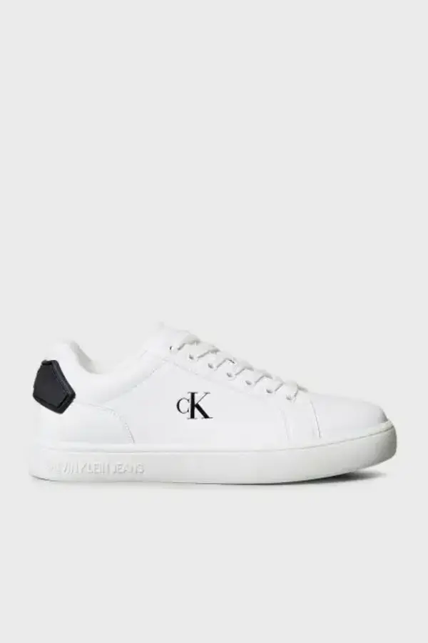 Calvin Klein CLASSIC CUPSOLE RU PATCH LTH Beyaz Erkek Günlük Spor Ayakkabı