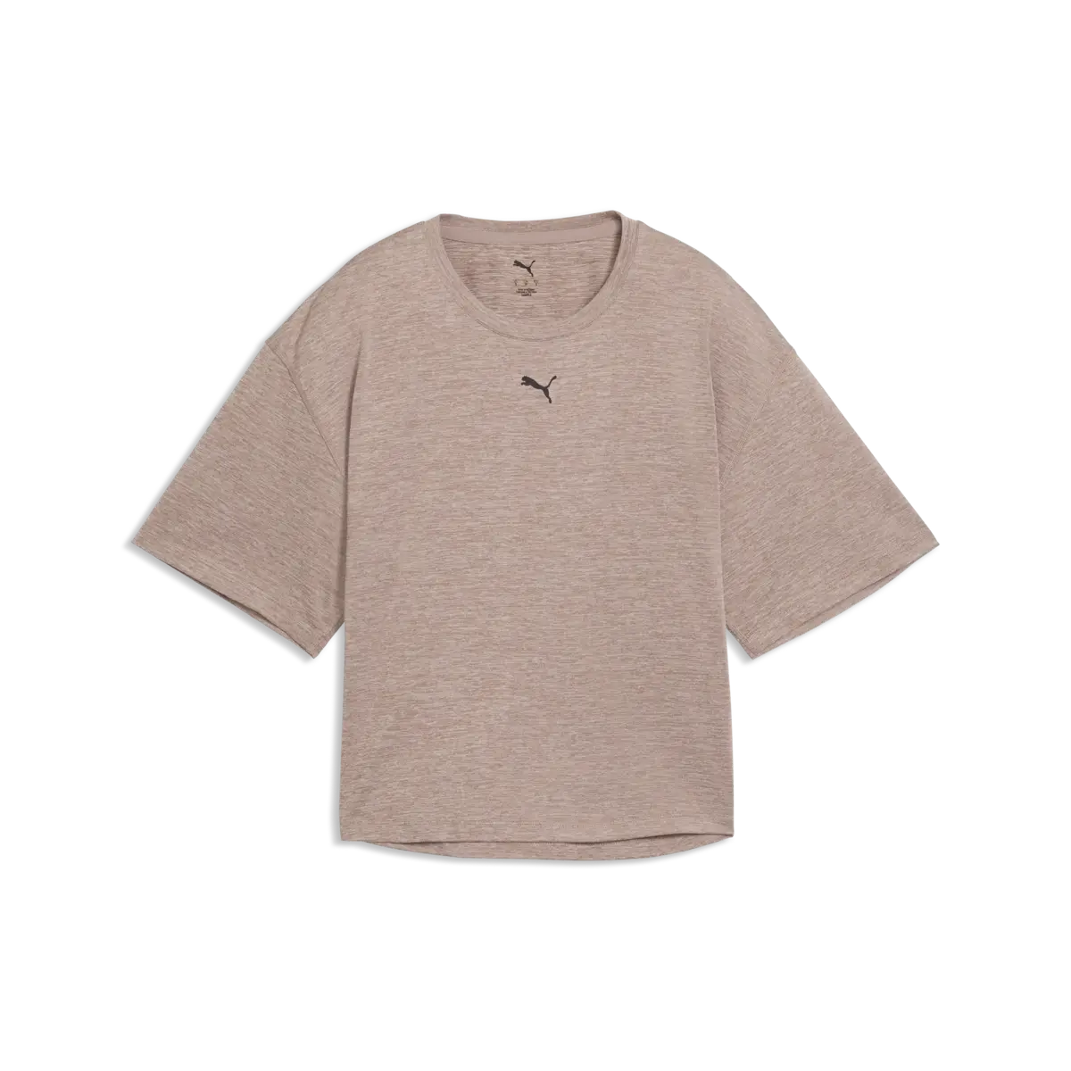 Puma W CLOUDSPUN RELAXED TEE Açık Kahve Kadın T-Shirt