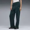 Puma ESS ELEVATED Velour Pant Yeşil Kadın Eşofman Altı