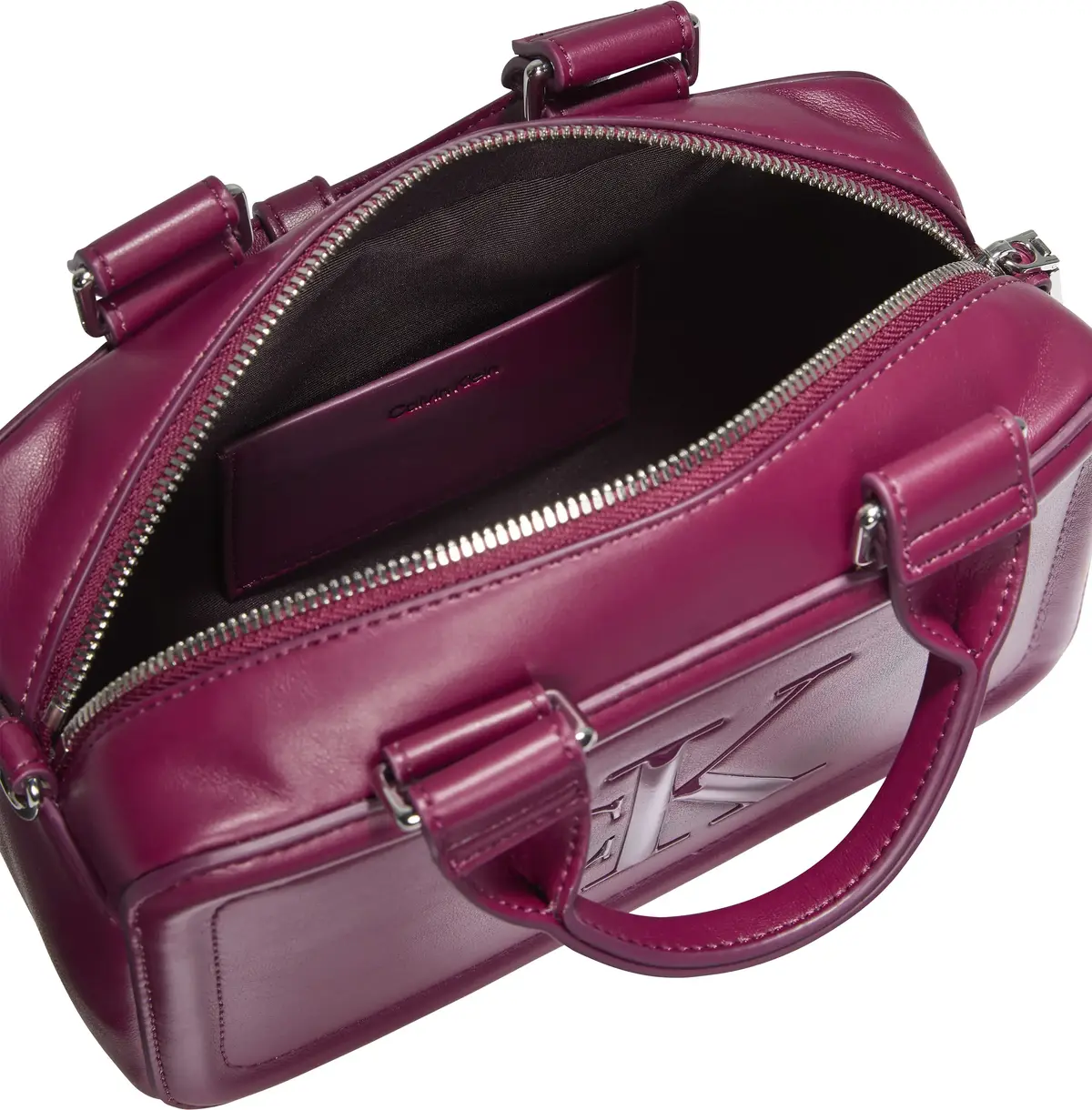 Calvin Klein BOLD CK ELONGATED MINI TOTE Kadın Bordo El Çanta