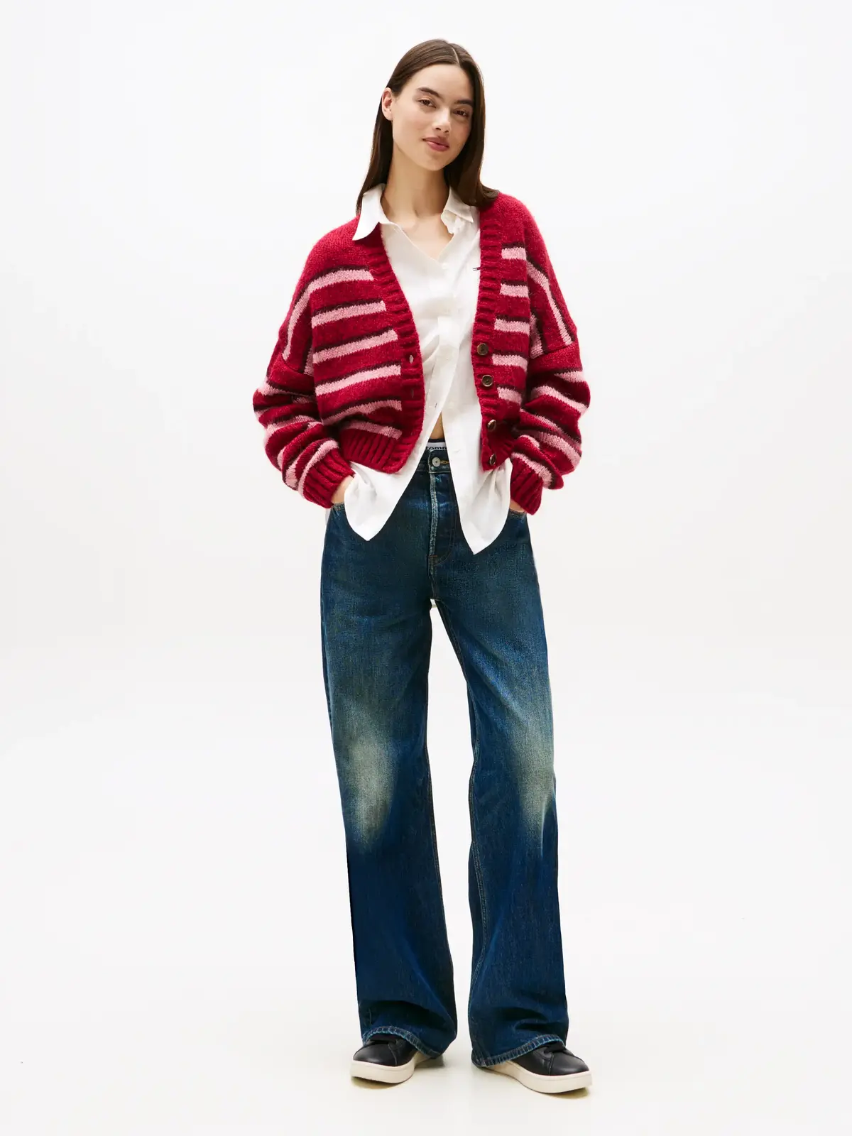 Tommy Hilfiger TJW ARCHIVE COURT Siyah Kadın Spor Ayakkabı & Sneaker