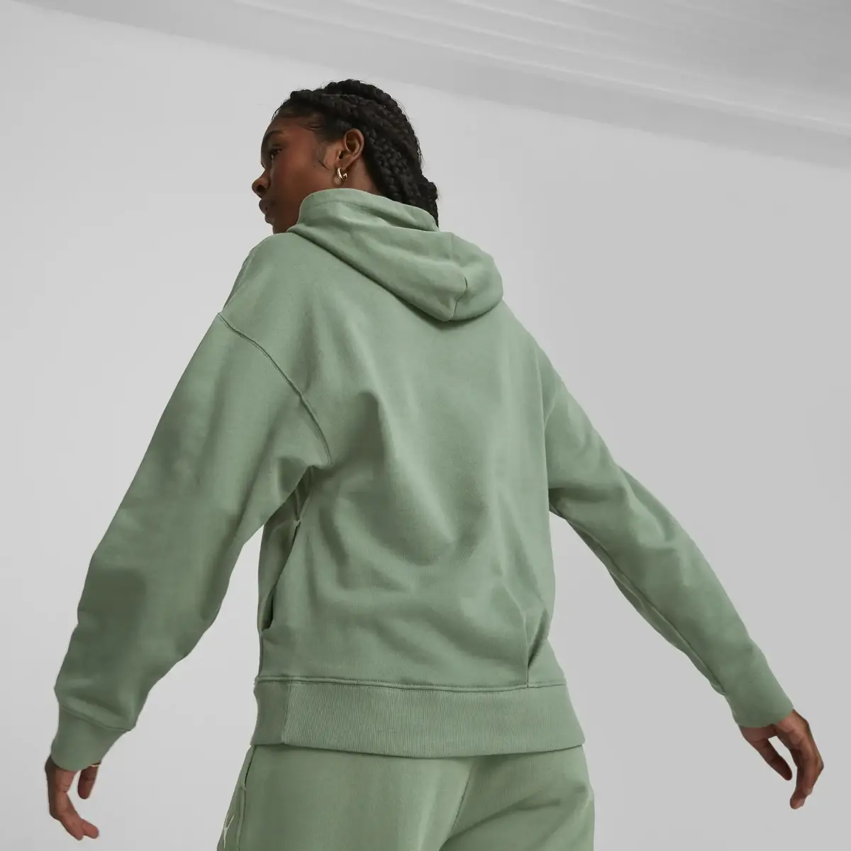 Puma HER Hoodie TR Yeşil Kadın Hoodie