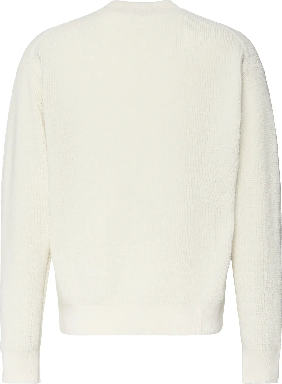 Calvin Klein LS EZ COTTON WAFFLE CRWNK SWTR 9 Erkek Bej Kazak