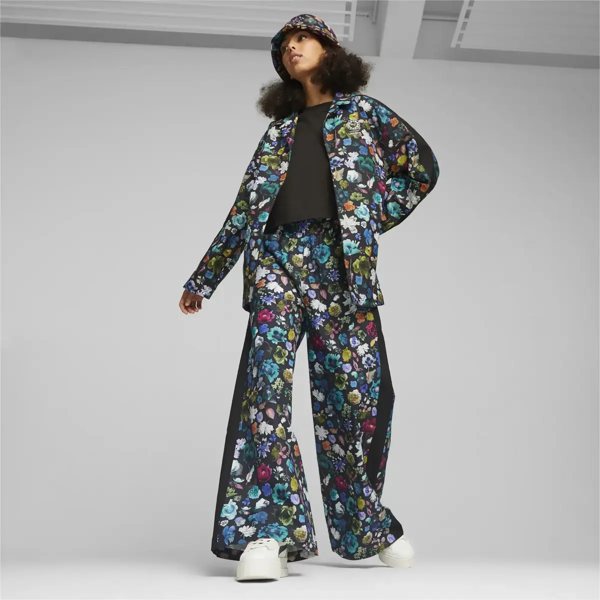 PUMA X LIBERTY T7 AOP Blazer Siyah Kadın Ceket