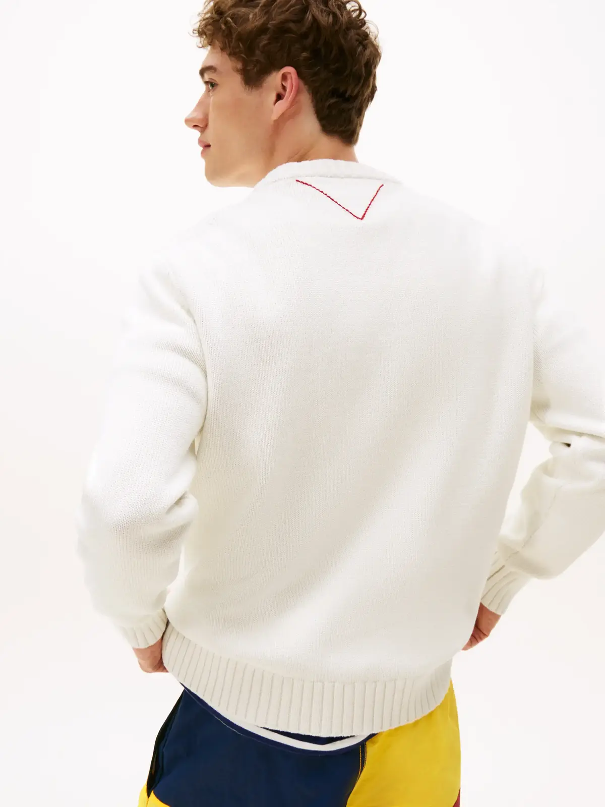 Tommy Hilfiger GI SAILING CREWNECK, YBI Krem Erkek Sweatshirt