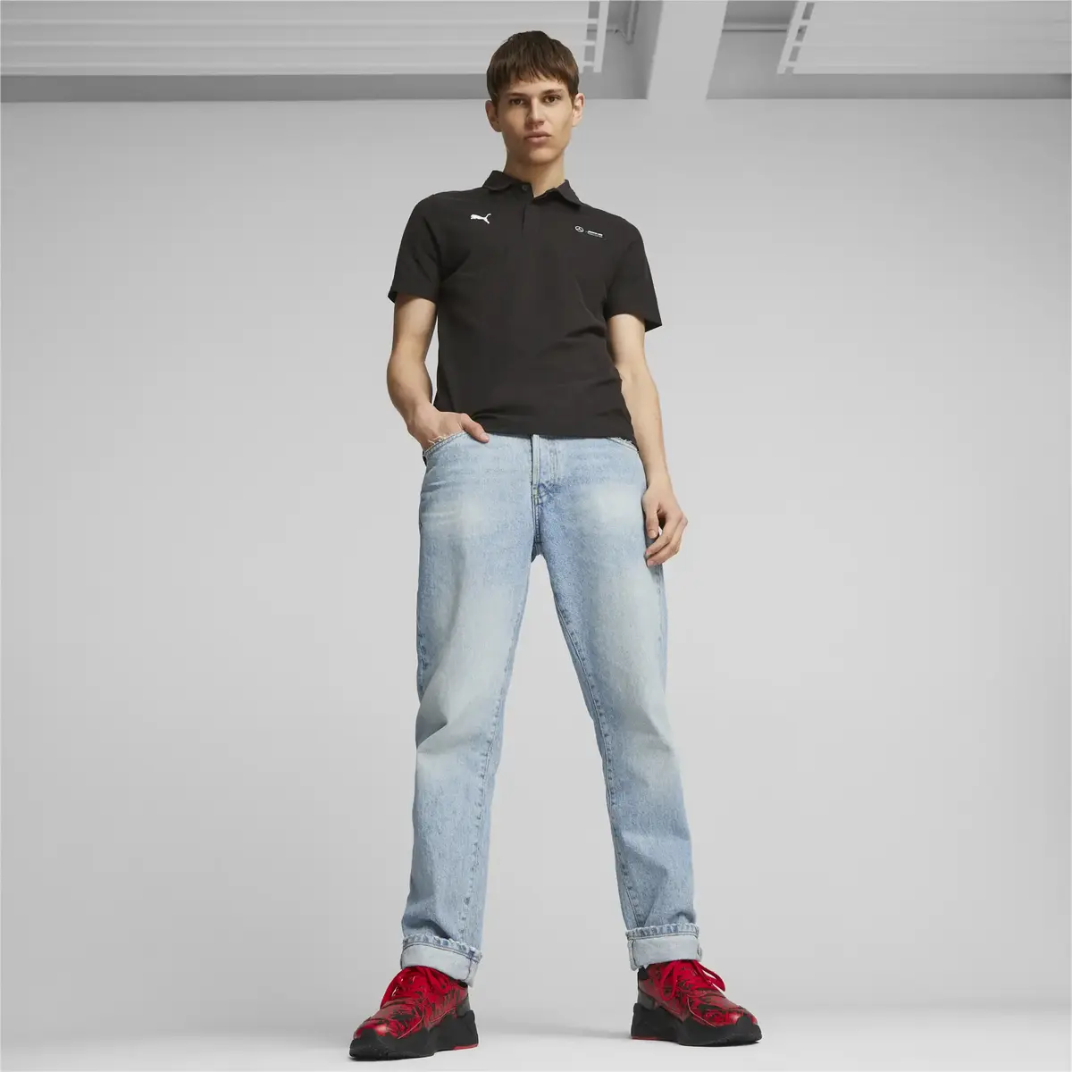 Puma MAPF1 Polo Siyah Erkek T-Shirt