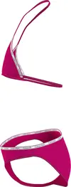 Calvin Klein TRIANGLE BIKINI SET Kadın Pembe Bikini Takımı