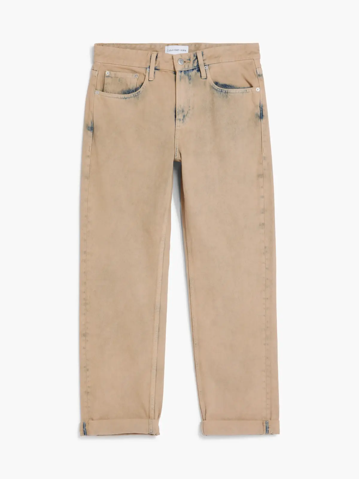 Calvin Klein 90S STRAIGHT Erkek Krem Kot Pantolon