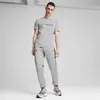 Puma MAPF1 ESS Logo Tee Gri Erkek T-Shirt