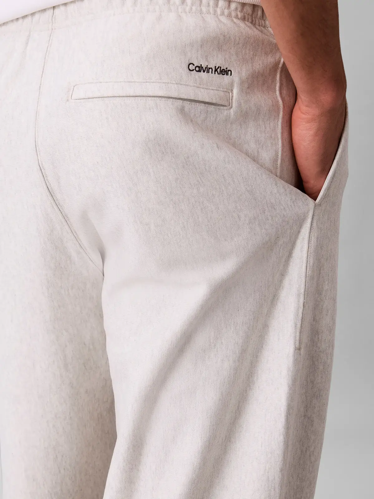 Calvin Klein PREMIUM TERRY GRAPHI, P74 Beyaz Erkek Eşofman Altı