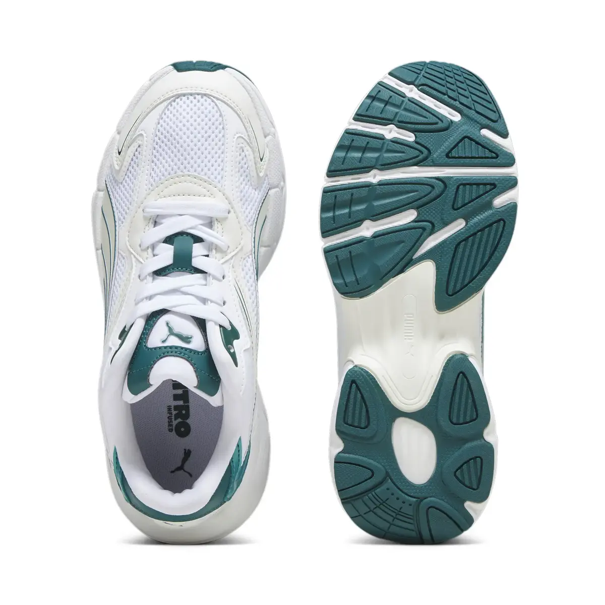Puma Teveris Nitro Metallic Wns Beyaz Kadın Günlük Spor Ayakkabı