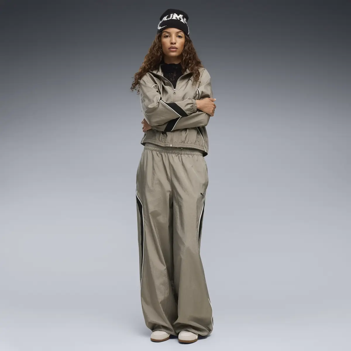 PUMA PUMA SPORT Woven Pants Bej Kadın Eşofman Altı