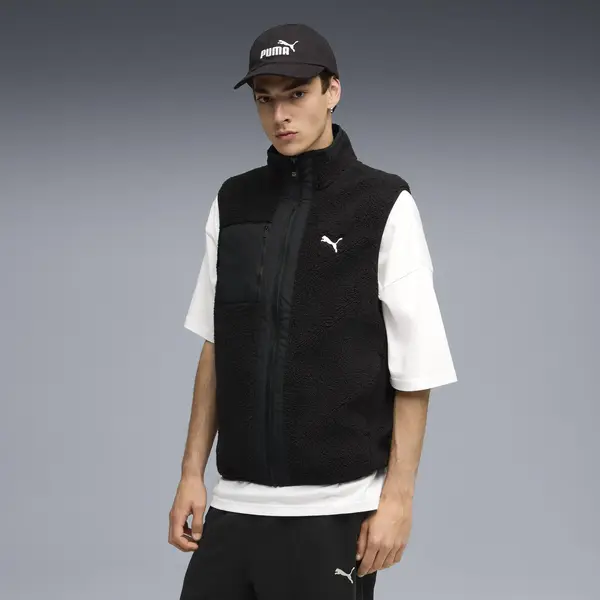Puma Reversible Sherpa Vest Siyah Erkek Yelek