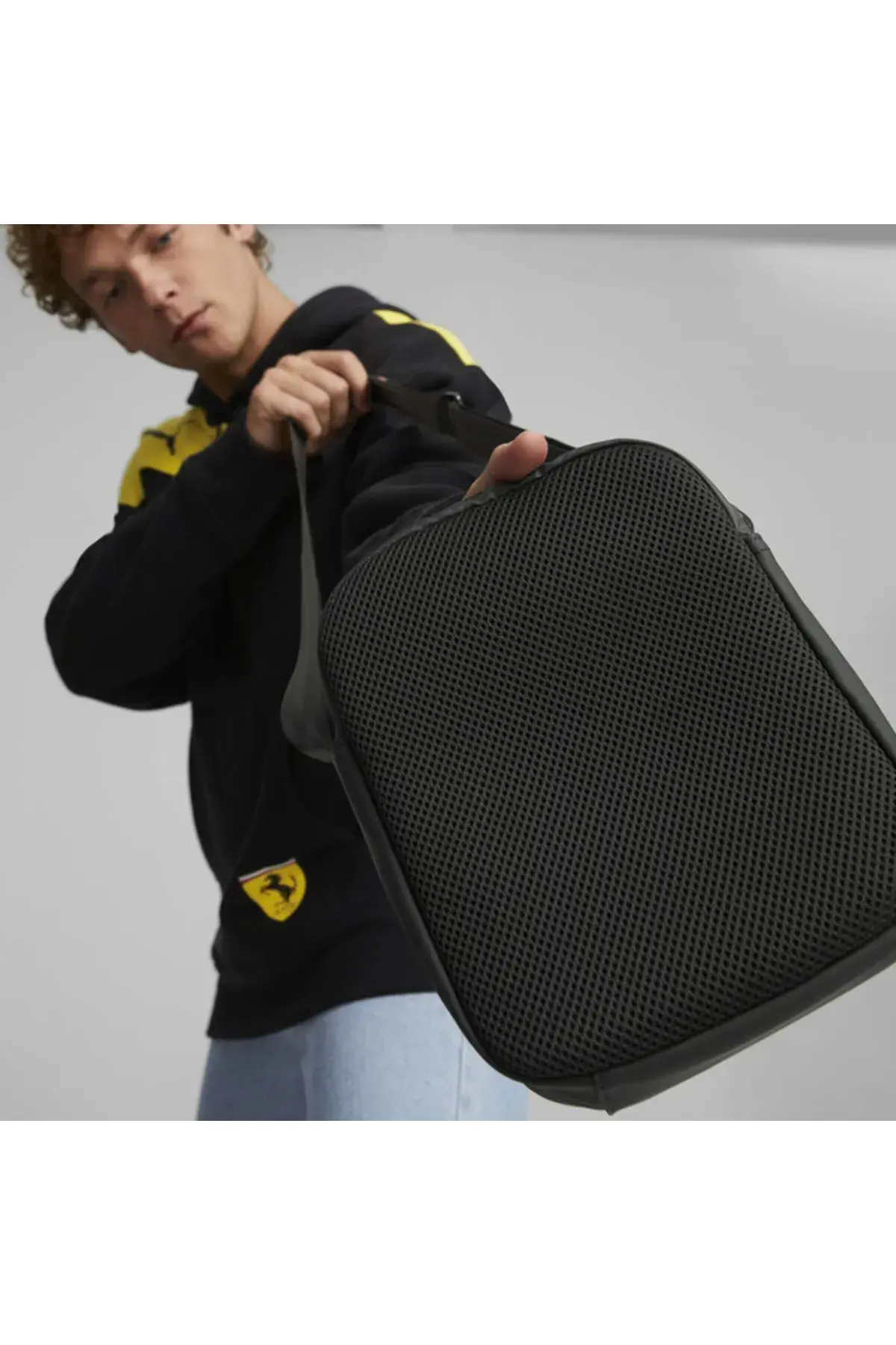 Puma Ferrari Sptwr Style Portable Siyah Unisex Çapraz Omuz Çantası