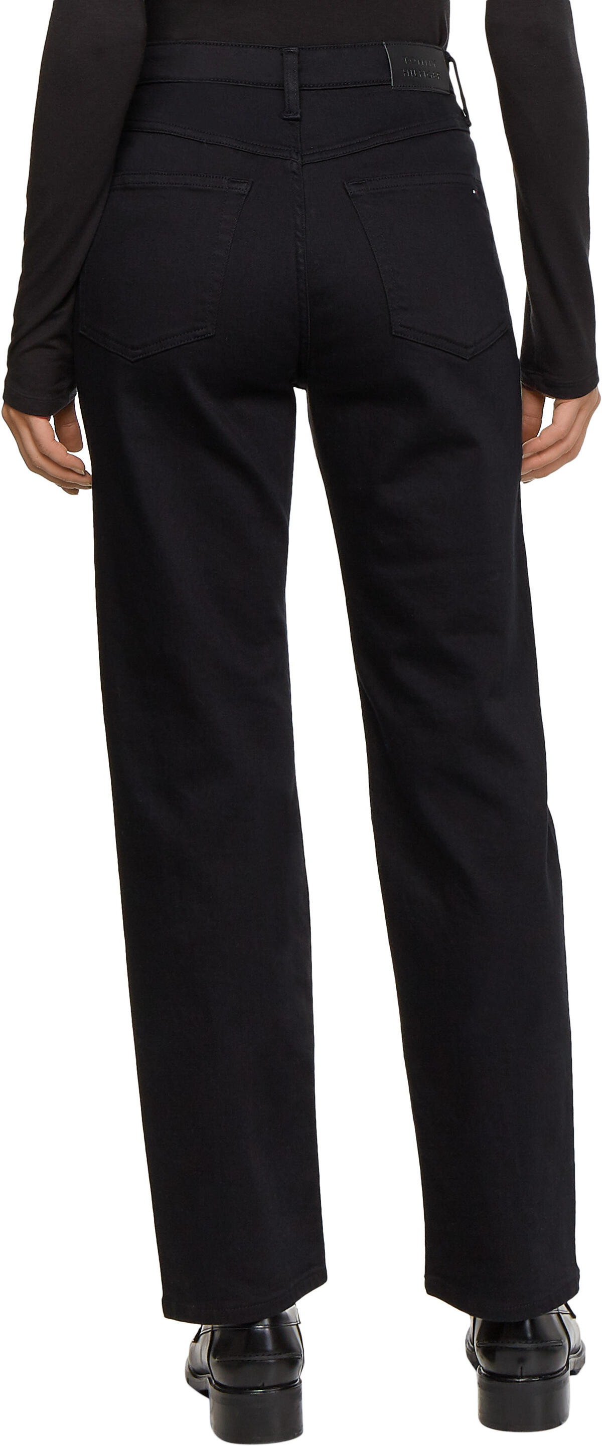 Tommy Hilfiger NEW CLASSIC STRGTH H Kadın Siyah Kot Pantolon