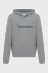 Calvin Klein LS EU STD LOGO 350TE, P7E Erkek Gri Sweatshirt
