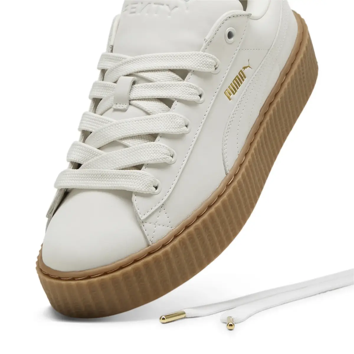 Puma CREEPER PHATTY NUBUCK Beyaz Kadın Günlük Spor Ayakkabı