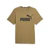 Puma ESS Logo Tee Kahverengi Erkek T-Shirt