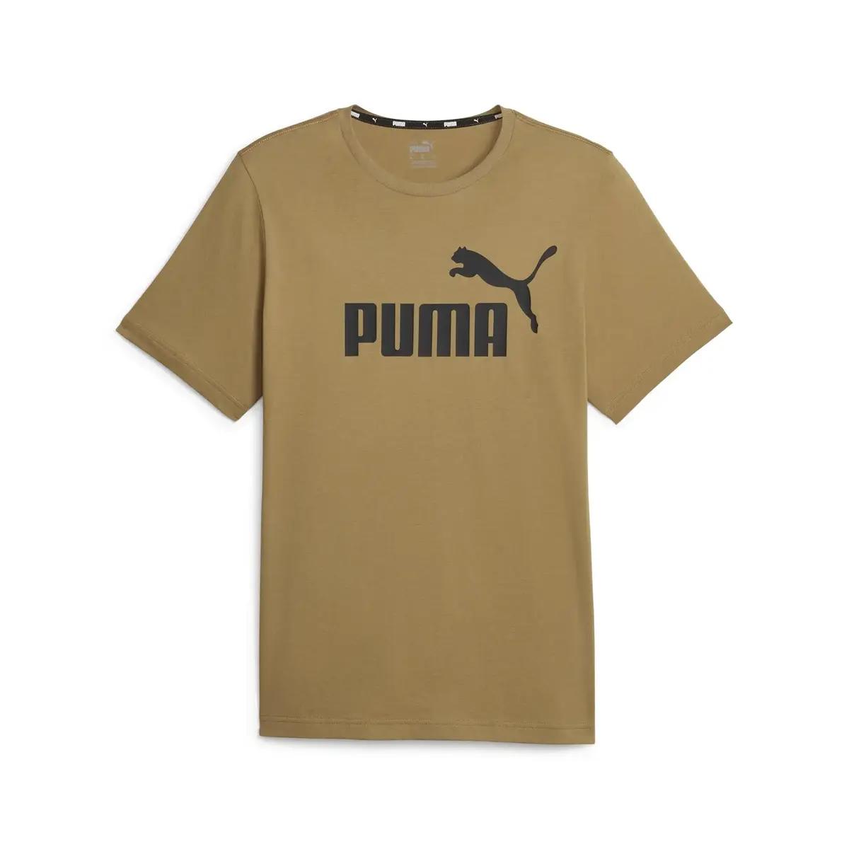 Puma ESS Logo Tee Kahverengi Erkek T-Shirt