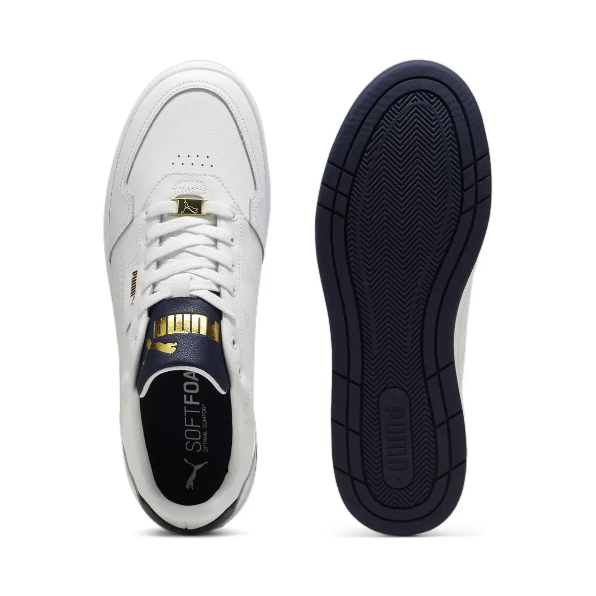 Puma Court Classic Lux Beyaz Erkek Günlük Spor Ayakkabı