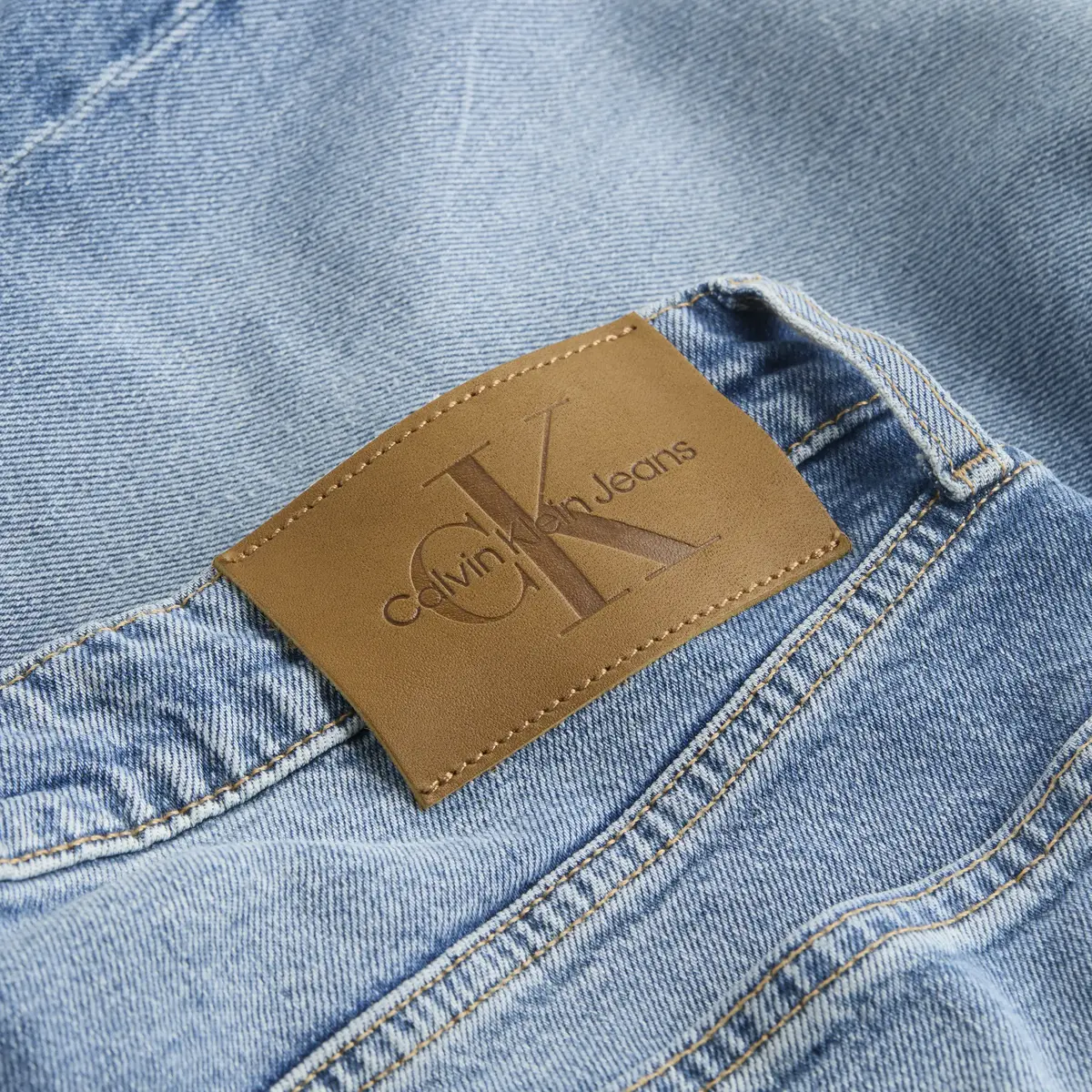 Calvin Klein SLIM TAPER, 1A4 Mavi Erkek Jean Pantolon