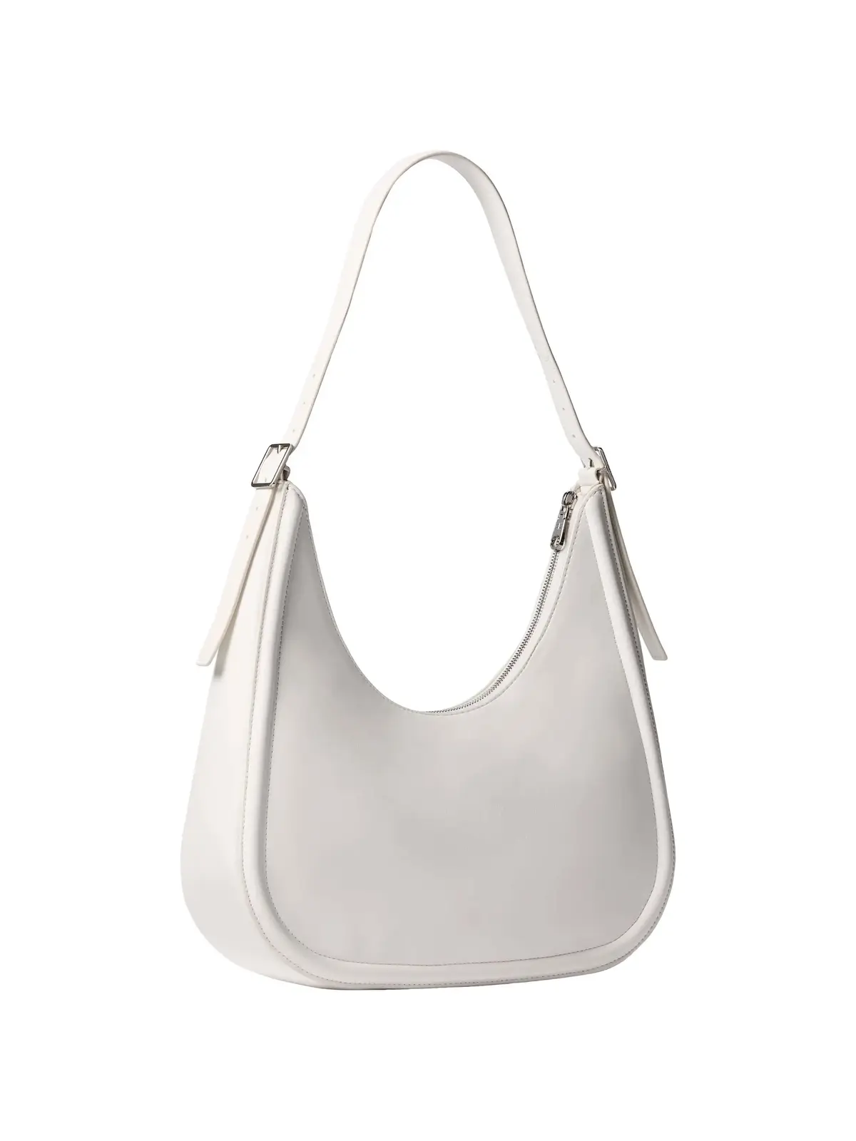 Calvin Klein BOLD CK CRESCENT BAG Beyaz Kadın Çanta