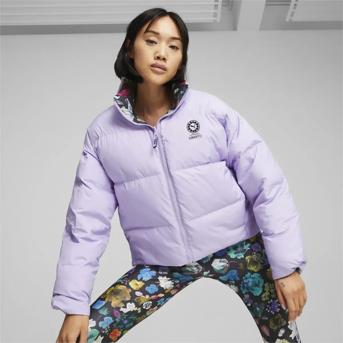PUMA X LIBERTY Puffer Jacket Kadın Renkli Mont