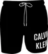 Calvin Klein MEDIUM DRAWSTRING-PL Erkek Siyah Deniz Şortu