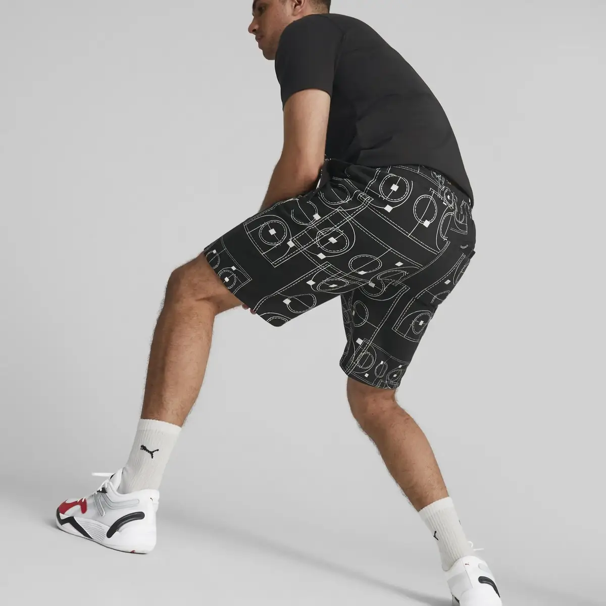 Puma Courtside Booster Erkek Siyah Basketbol Şortu