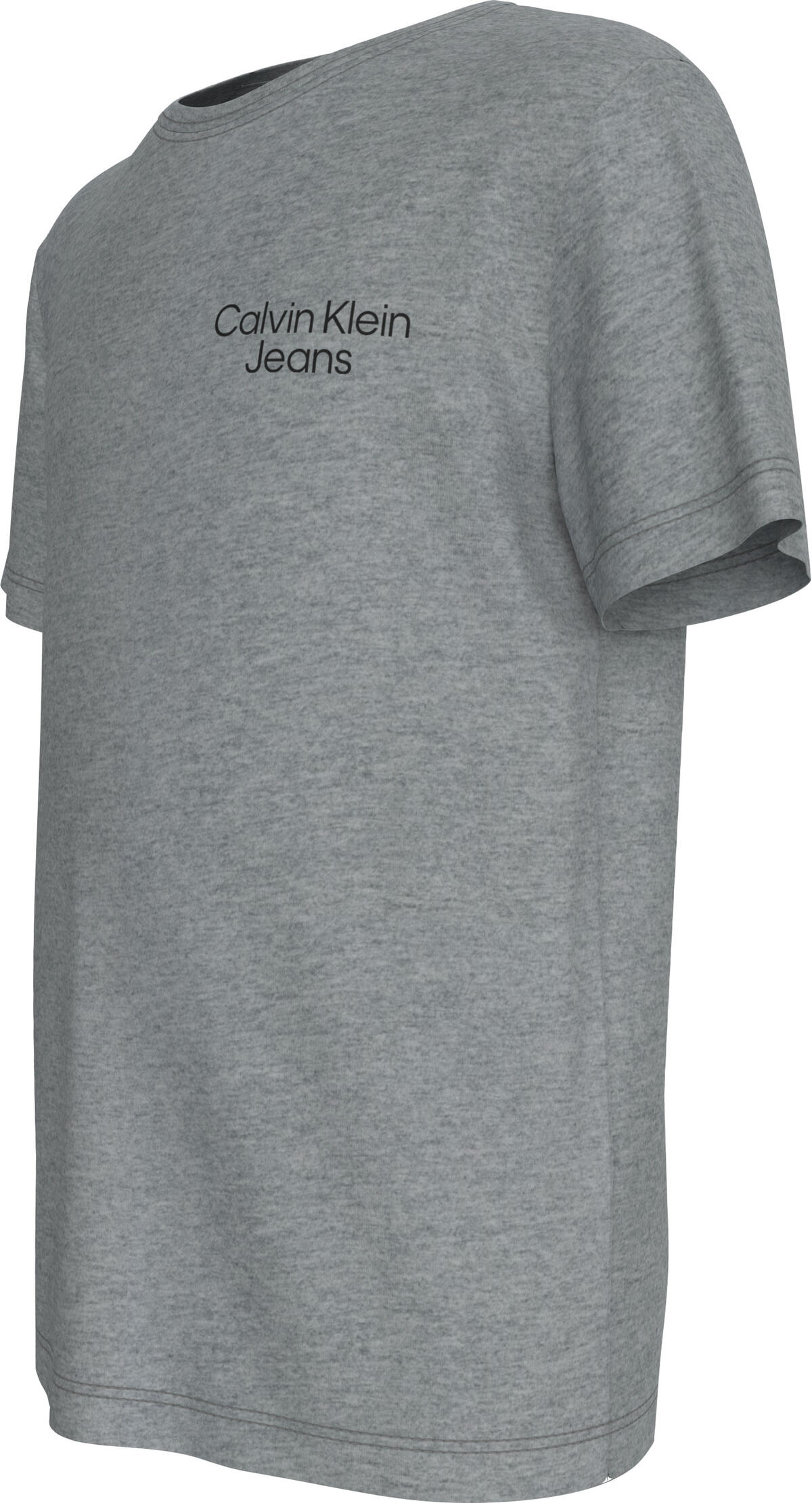 Calvin Klein CKJ STACK LOGO T-SHI Erkek Mavi T-Shirt