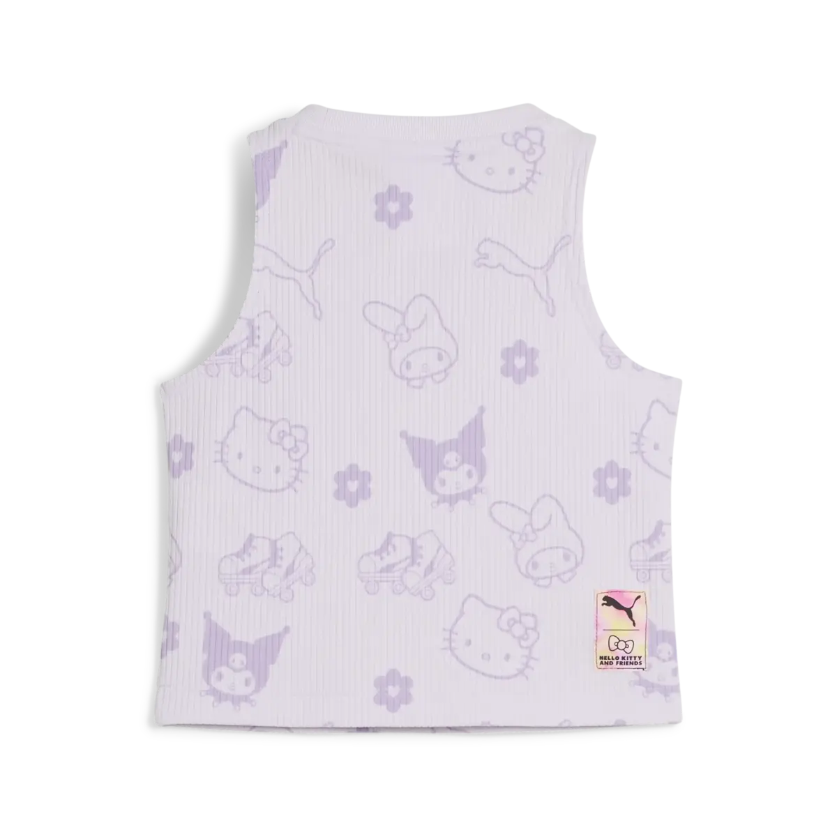 Puma X HK&FR Ribbed Tank Top Mor Kız Çocuk T-Shirt