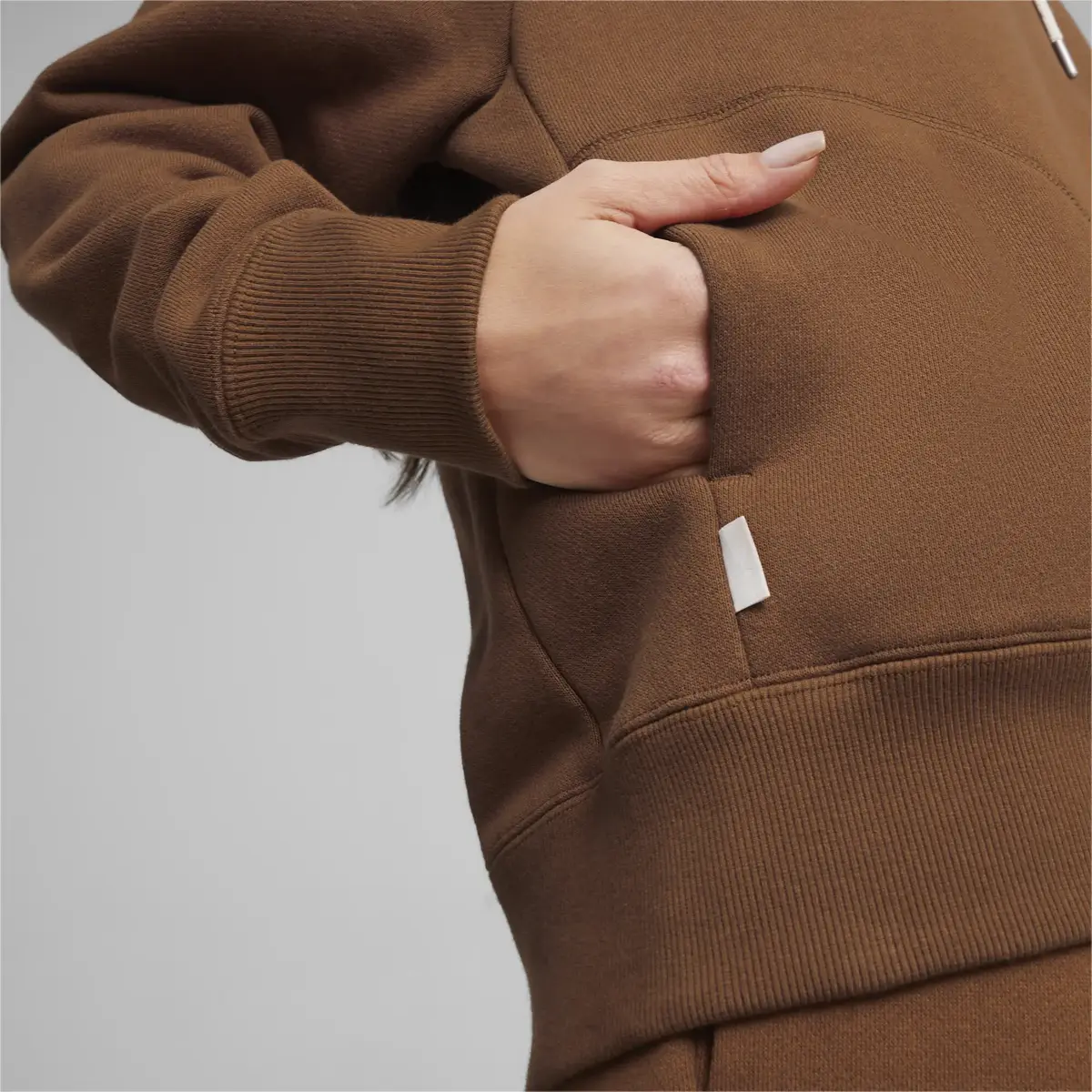 Puma INFUSE Relaxed Hoodie TR Kahverengi Kadın Sweatshirt