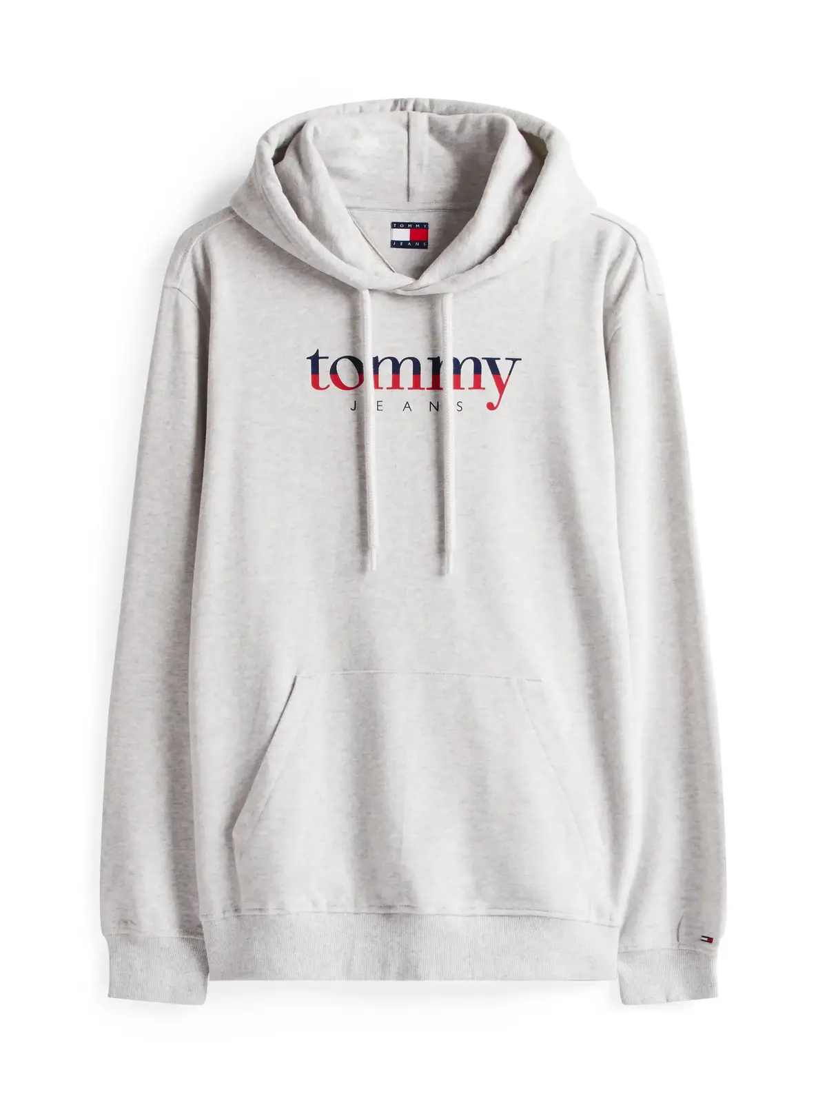 Tommy Hilfiger TJM REG DNA HOODIE Gri Erkek Kapüşonlu Regular Fit Sweatshirt