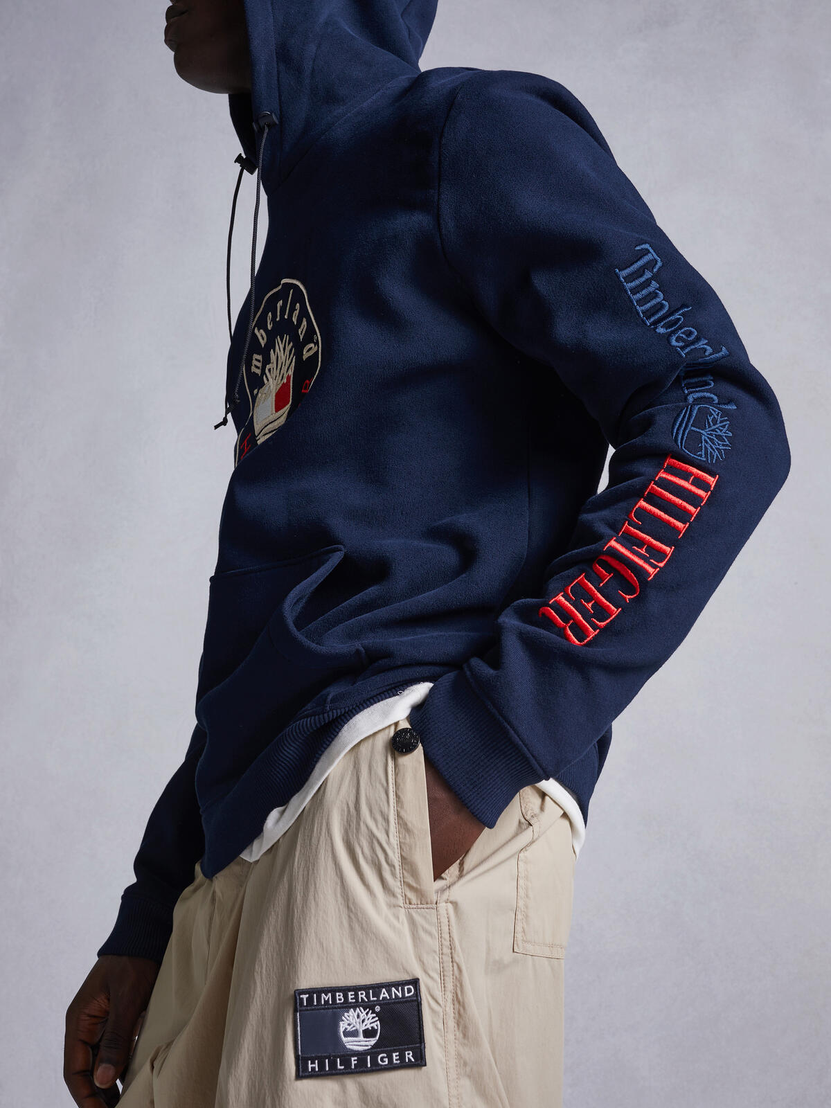 Tommy Hilfiger THxTBL RI LOGO HOODI Erkek Siyah Hoodie
