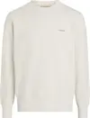 Calvin Klein CALVIN KLEIN LABEL C Erkek Beyaz Sweatshirt