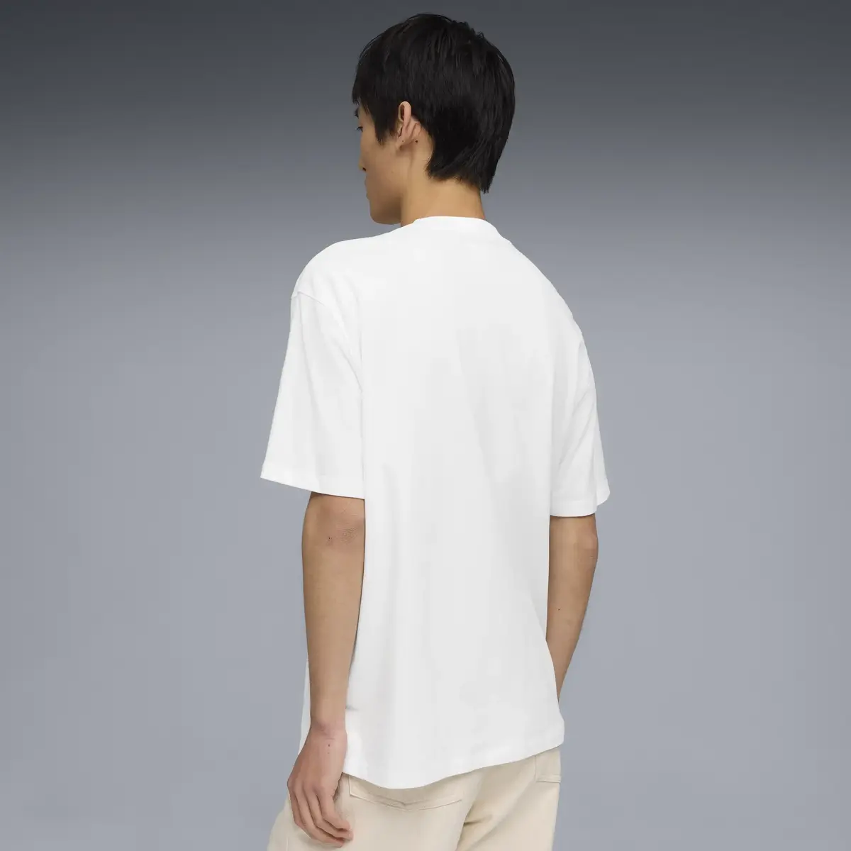 Puma  SELECT Essentials Pocket Tee Beyaz Erkek T-Shirt