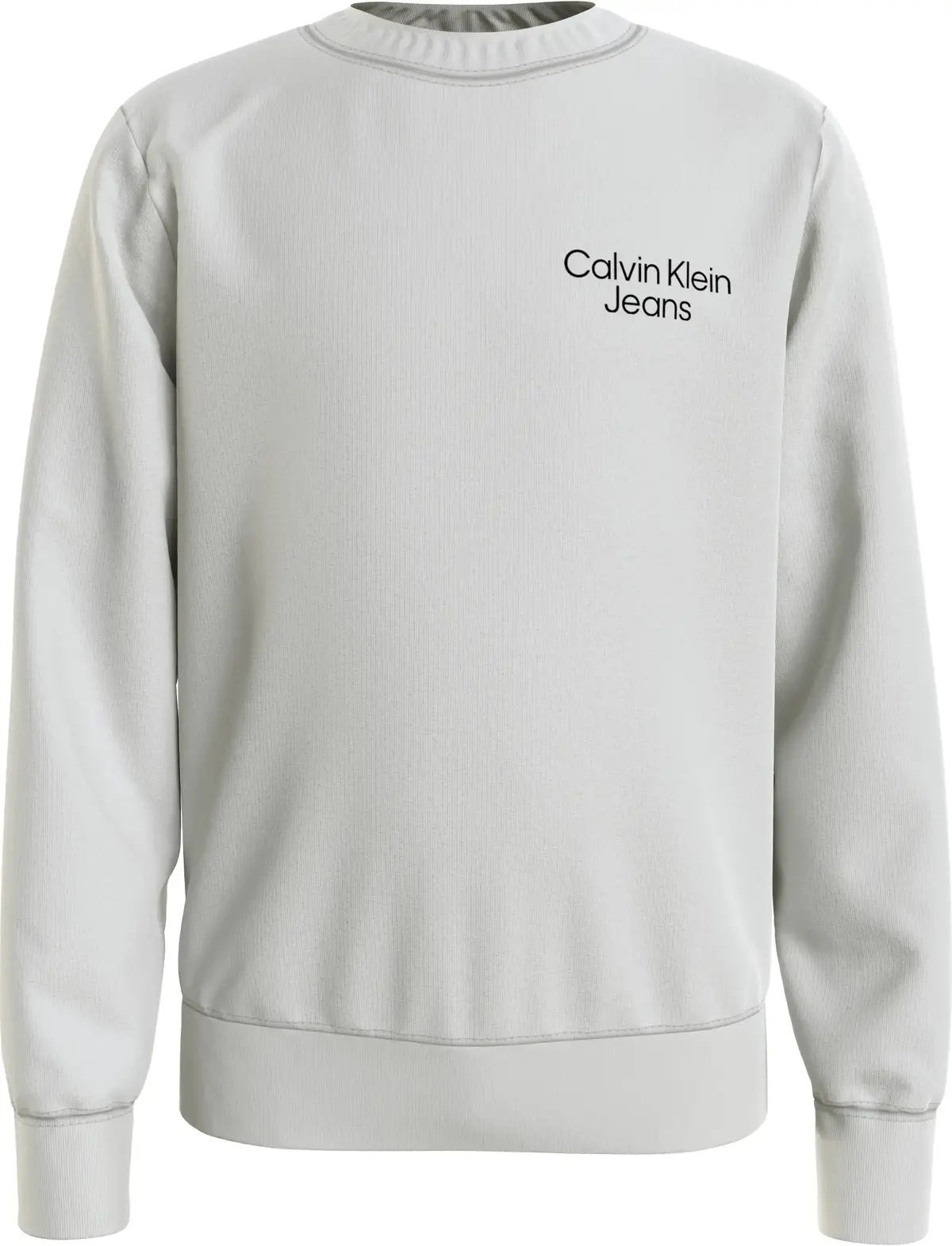 Calvin Klein CKJ STACK LOGO SWEAT Erkek Gri Sweatshirt