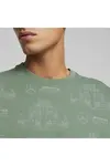 Puma MAPF1 AOP Logo Tee Yeşil Erkek T-Shirt