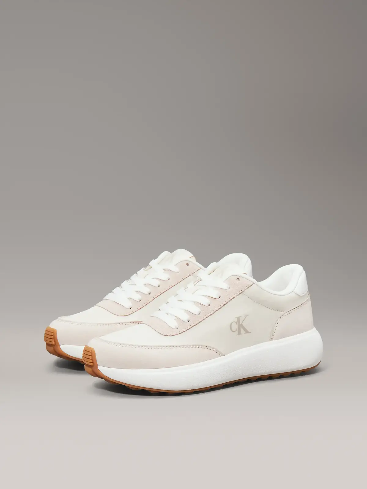 Calvin Klein ATHLEISURE RUNNER LA, 01T Gri Kadın Spor Ayakkabı & Sneaker