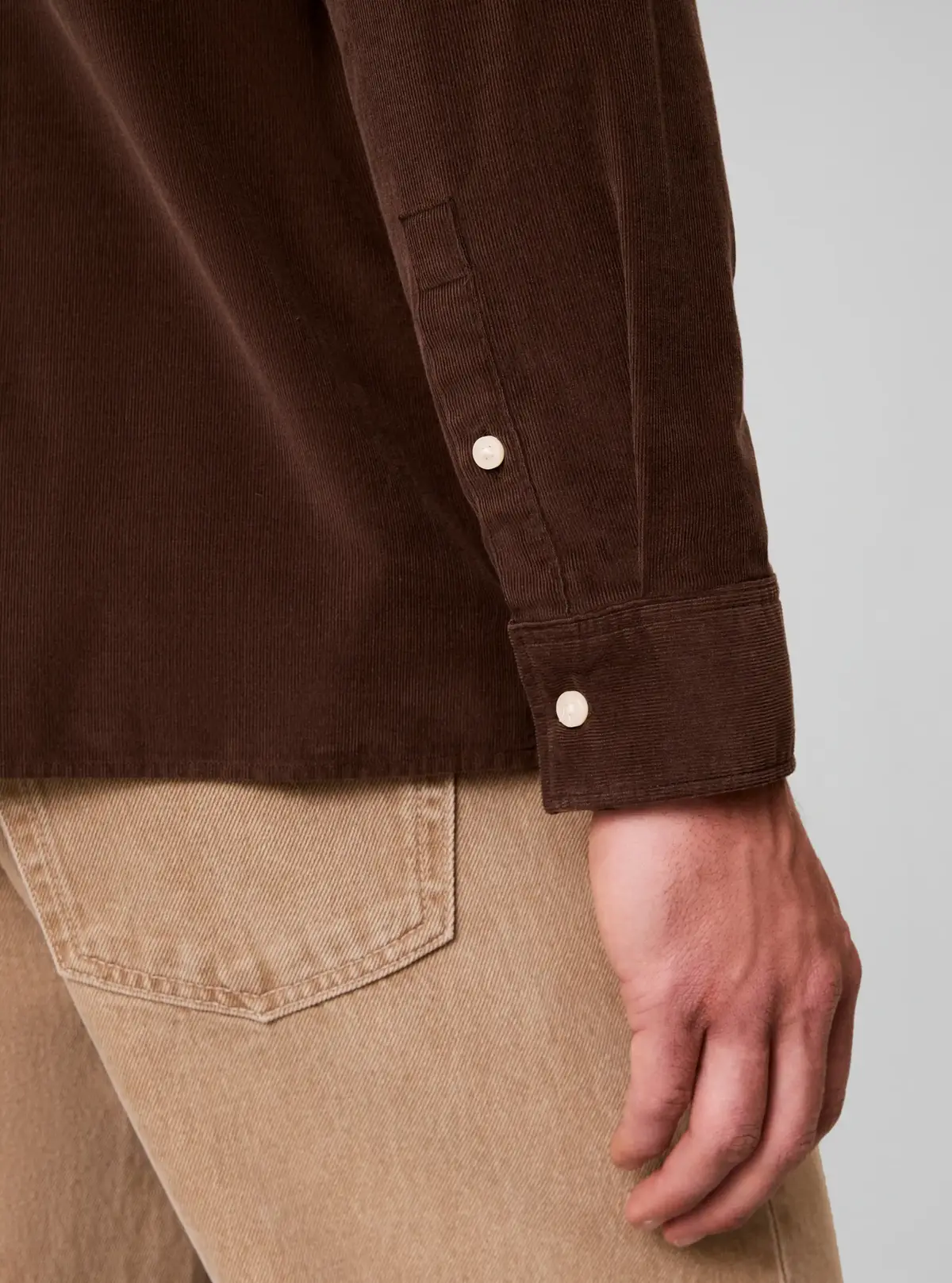 LS CORDUROY EASY SHI, WFM