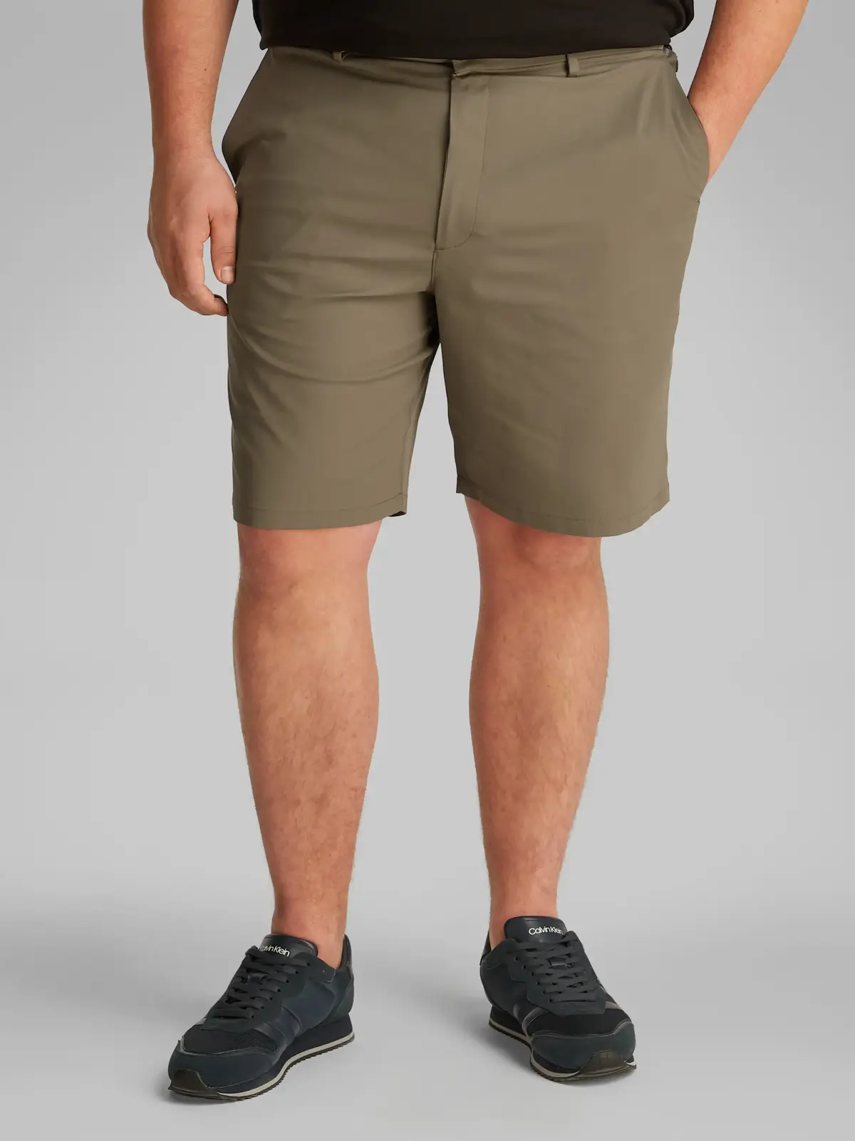 Calvin Klein TECH SHORT 9", PAY Kahverengi Erkek Şort