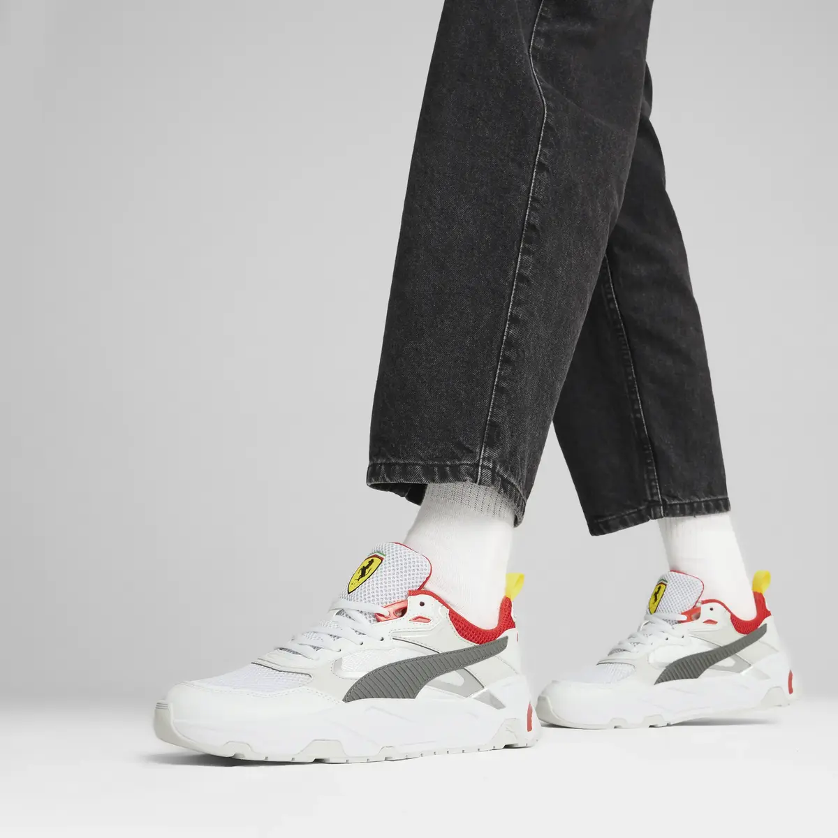 Puma Ferrari Trinity Beyaz Erkek Spor Ayakkabı