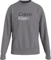 Calvin Klein MULTI COLOR LOGO SWE Erkek Gri Sweatshirt